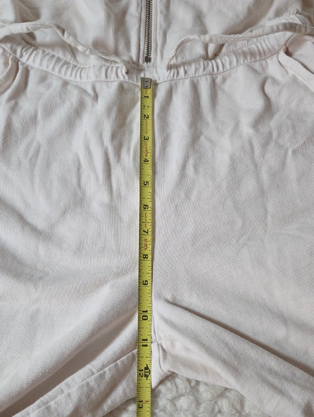 Year of Ours Sweatshirt Onesie Jumpsuit Sz S Bone 100% Cotton - Picture 14 of 16